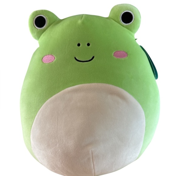 Squishmallows Green Frog Plush with Cream Belly - Picture 1 of 5